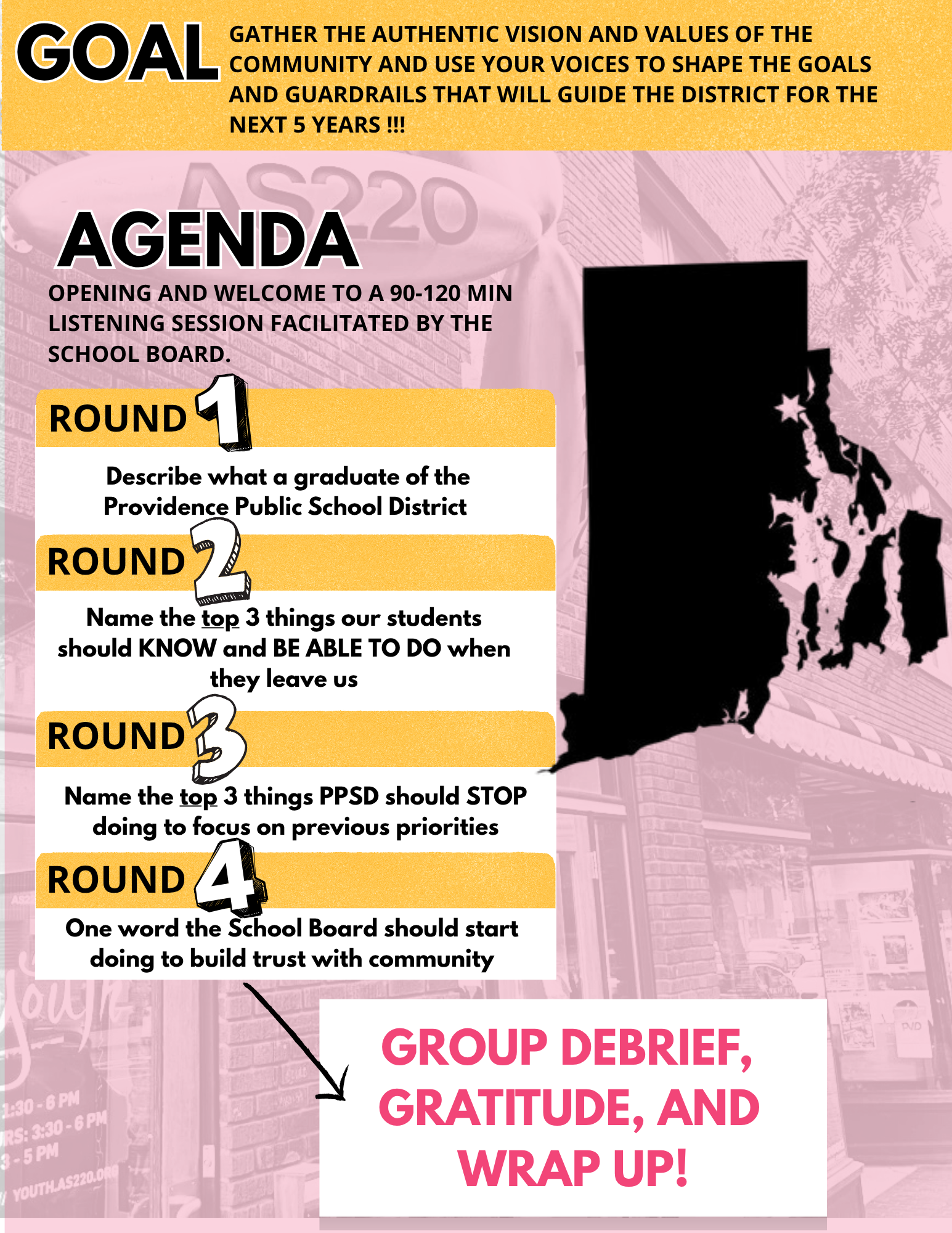 Goal and Agenda