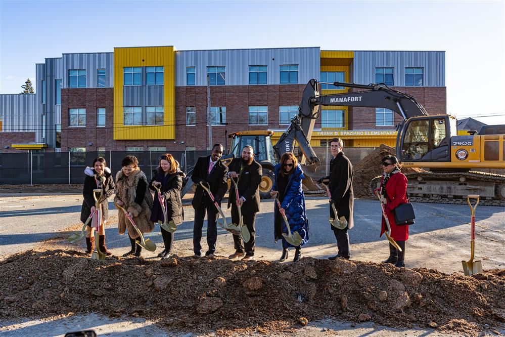  State, City, and PPSD Leaders Break Ground on Frank D. Spaziano Middle School